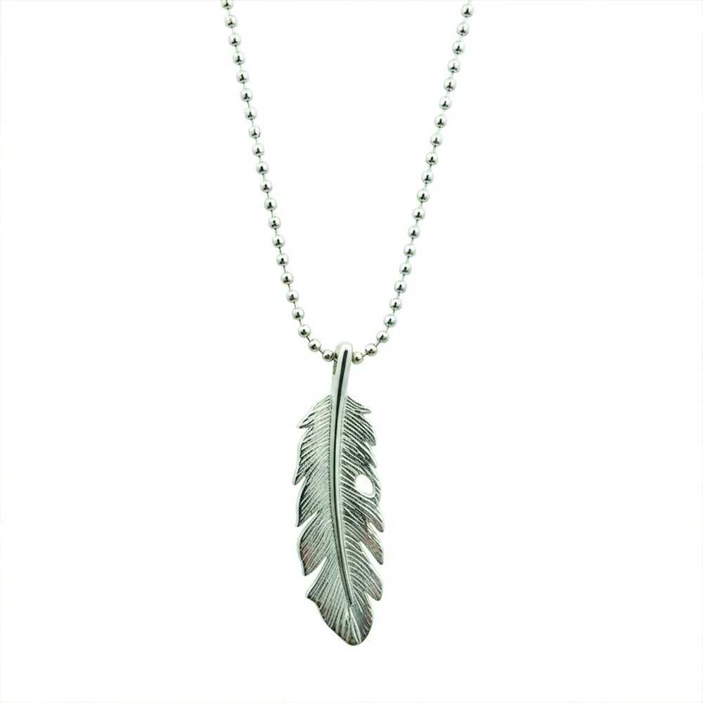 Trendy Feather Chain Pendent for Mens - Image 4