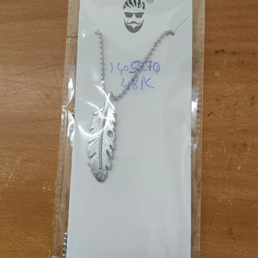 Trendy Feather Chain Pendent for Mens - Image 8