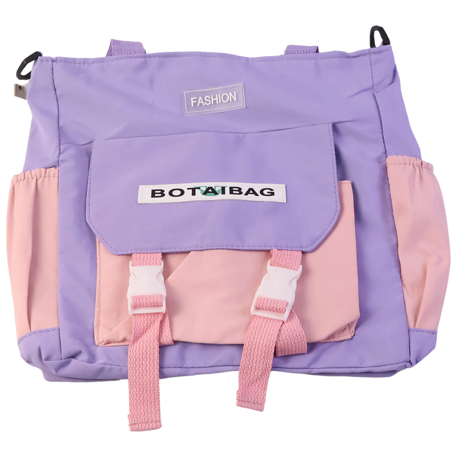 Trendy Multi-Pocket Shoulder Tote Sling Bag (1 Pc) - Image 5