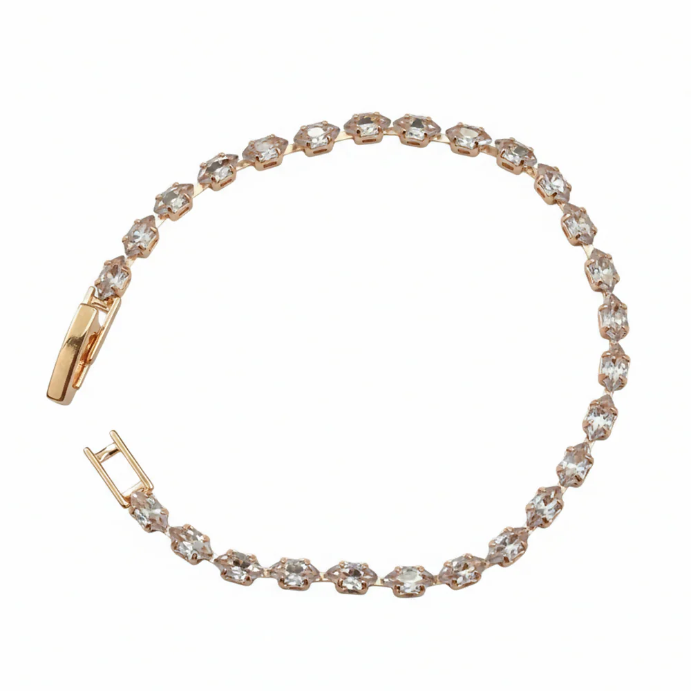 Trendy Rose Gold AD Bracelet for Women - Image 4