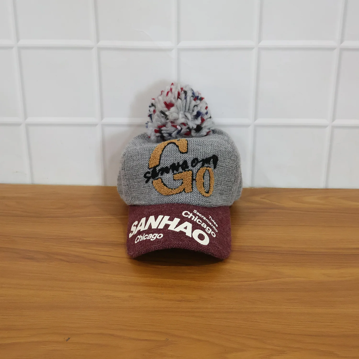 Trendy Winter Baseball Style Woolen Cap (1 Pc) - Image 8
