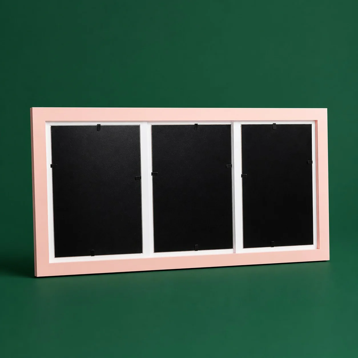 Triple Photo Frame 5x7 Wooden Horizontal Display Frame for Table - Image 5