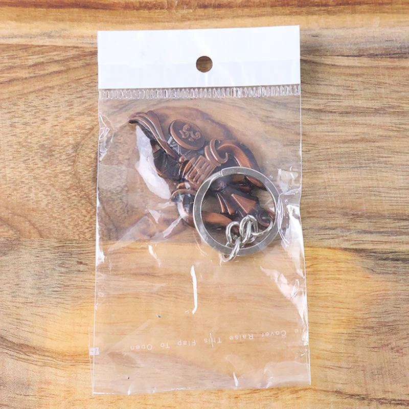 Trishul Damru Om Designer Keychain – Spiritual Antique Look Key Ring for Daily Use - Image 6