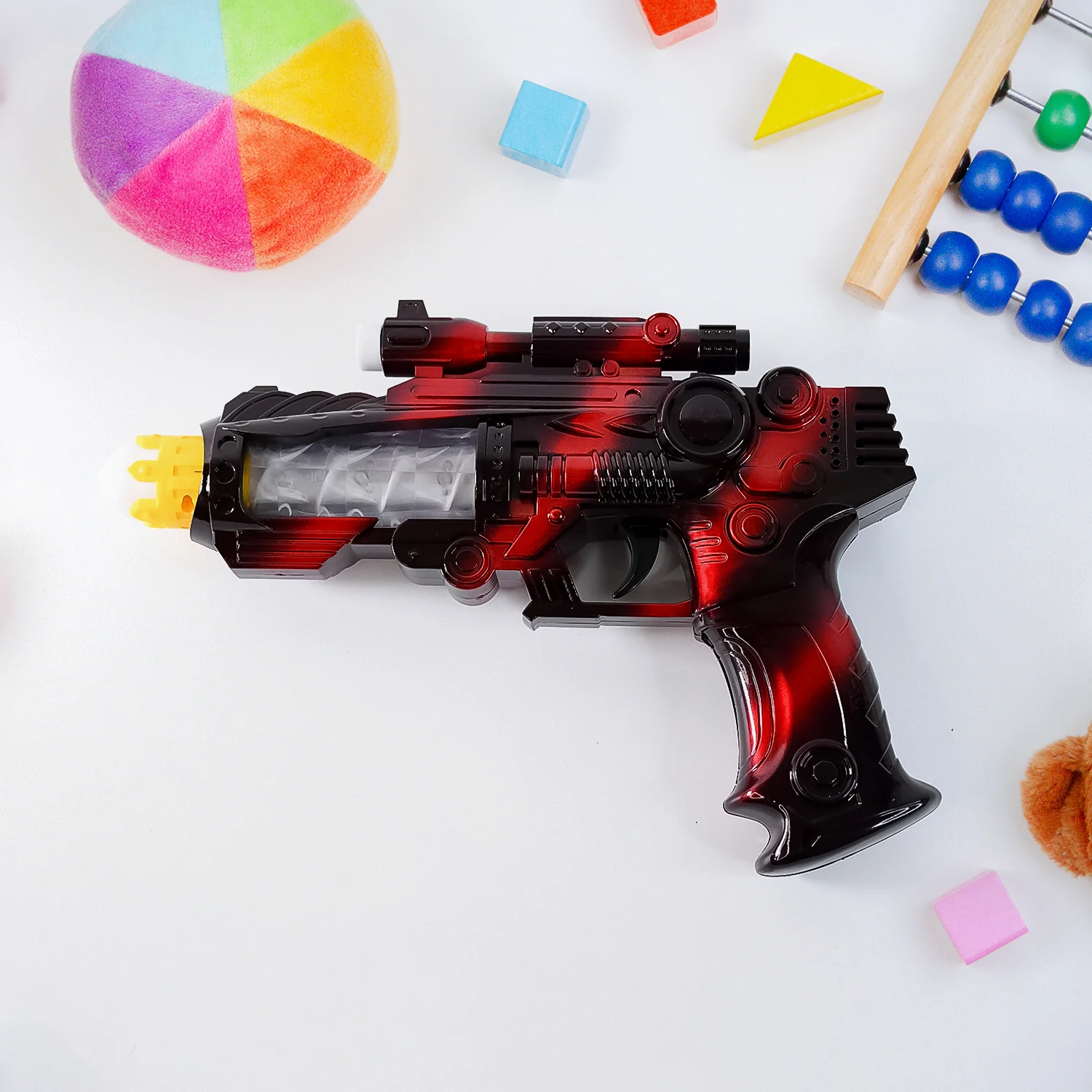 TTG LED Flashing Sound Laser Toy Gun – Battery Operated Space Gun with Lights & Music - Image 4