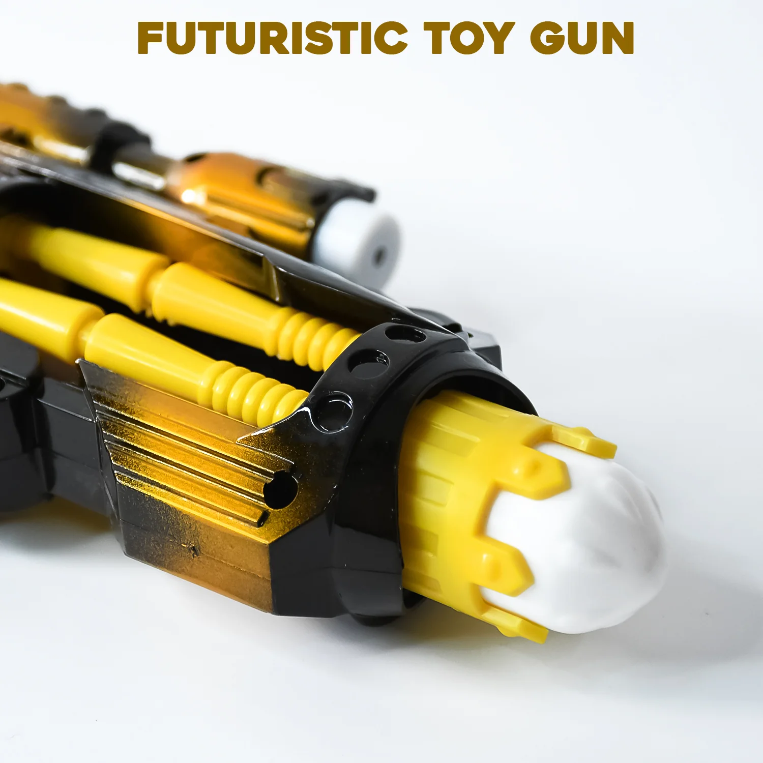 TTG LED Laser Gun Toy – Battery Operated Space Blaster Flashing Lights & (1 Set) - Image 3