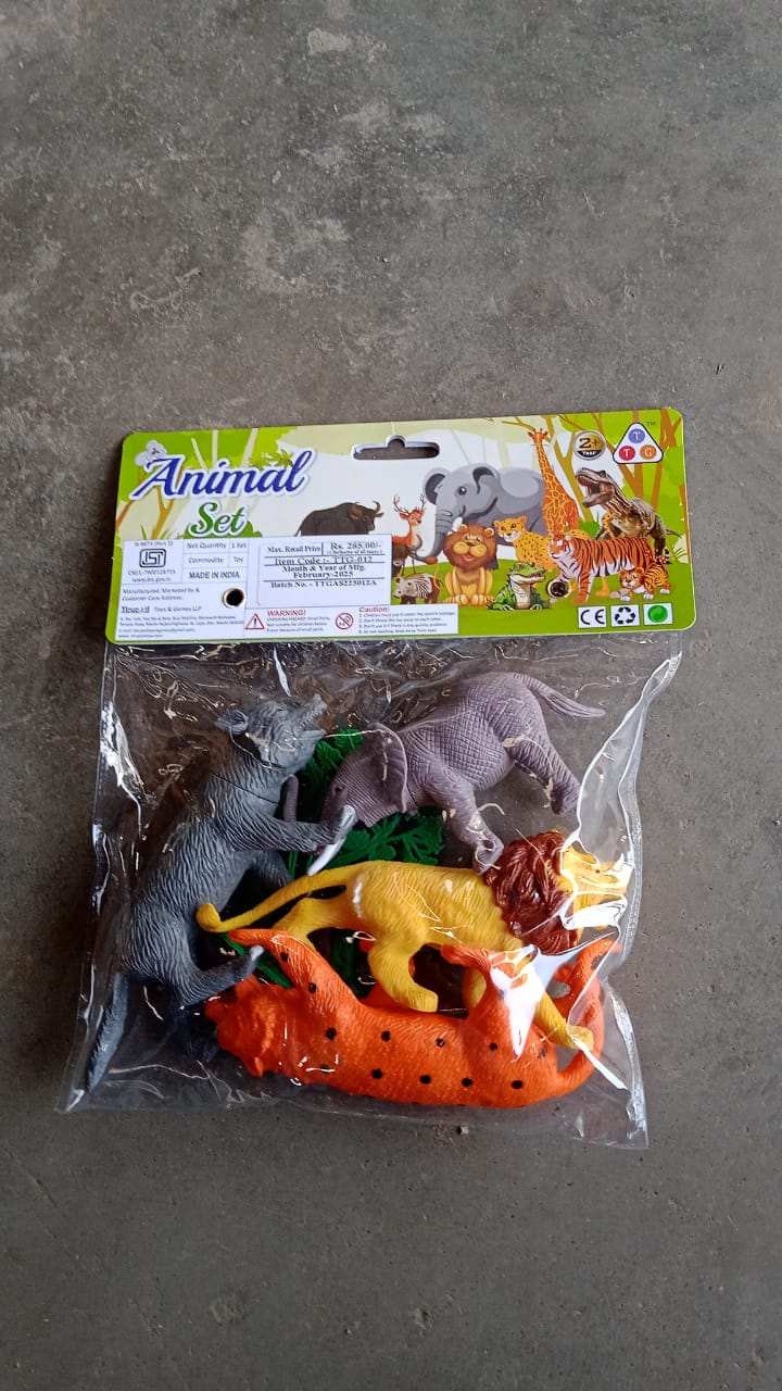 TTG Small Wild Animal Toy Set for Kids (Pack of 4 Animals) - Image 7