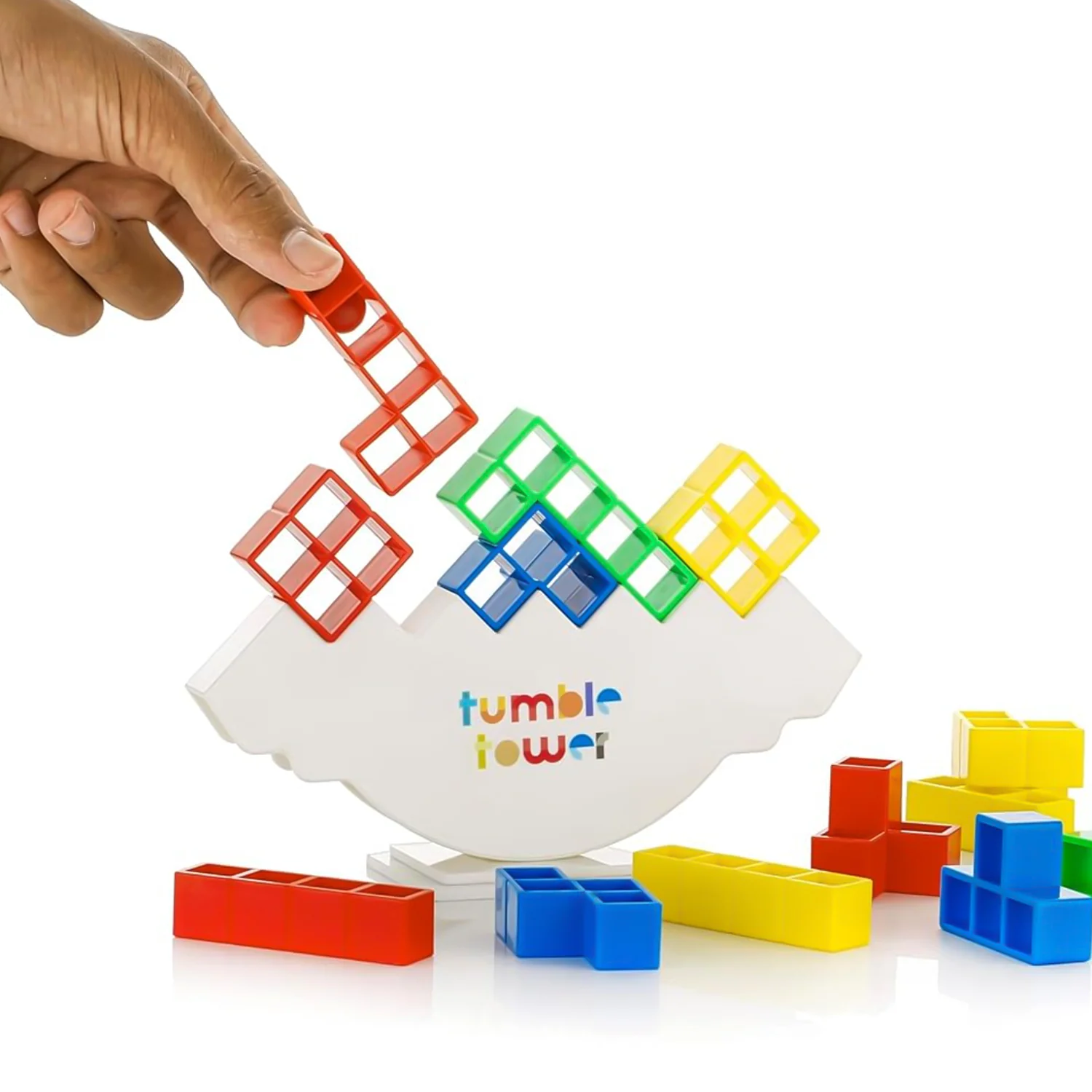 Tumble Tower Balancing Block Game – Fun Family Stacking Strategy Toy Kids & Adults - Image 3