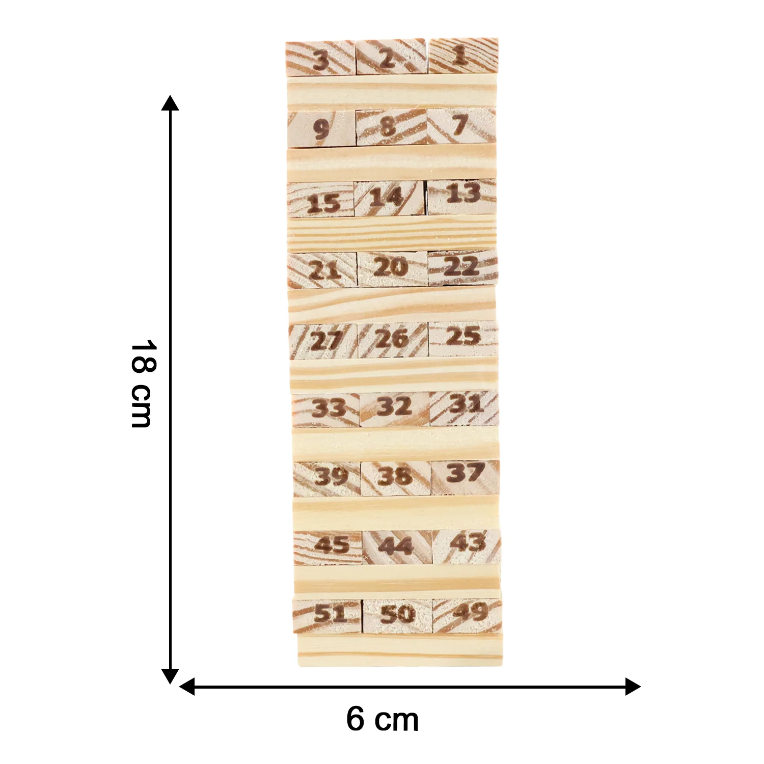 Tumbling Tower Wooden Blocks Game - (Set) - Image 4