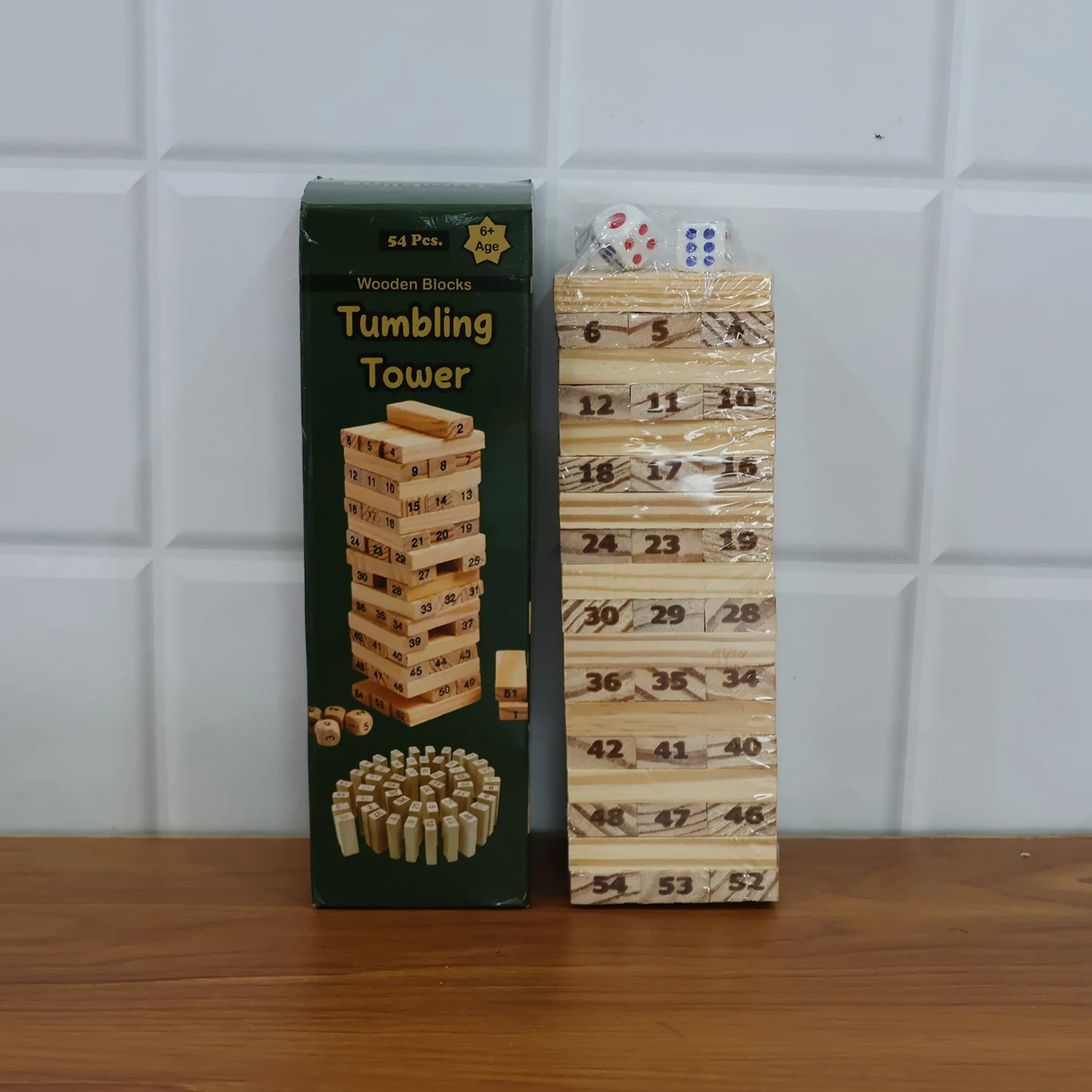 Tumbling Tower Wooden Blocks Game - (Set) - Image 8