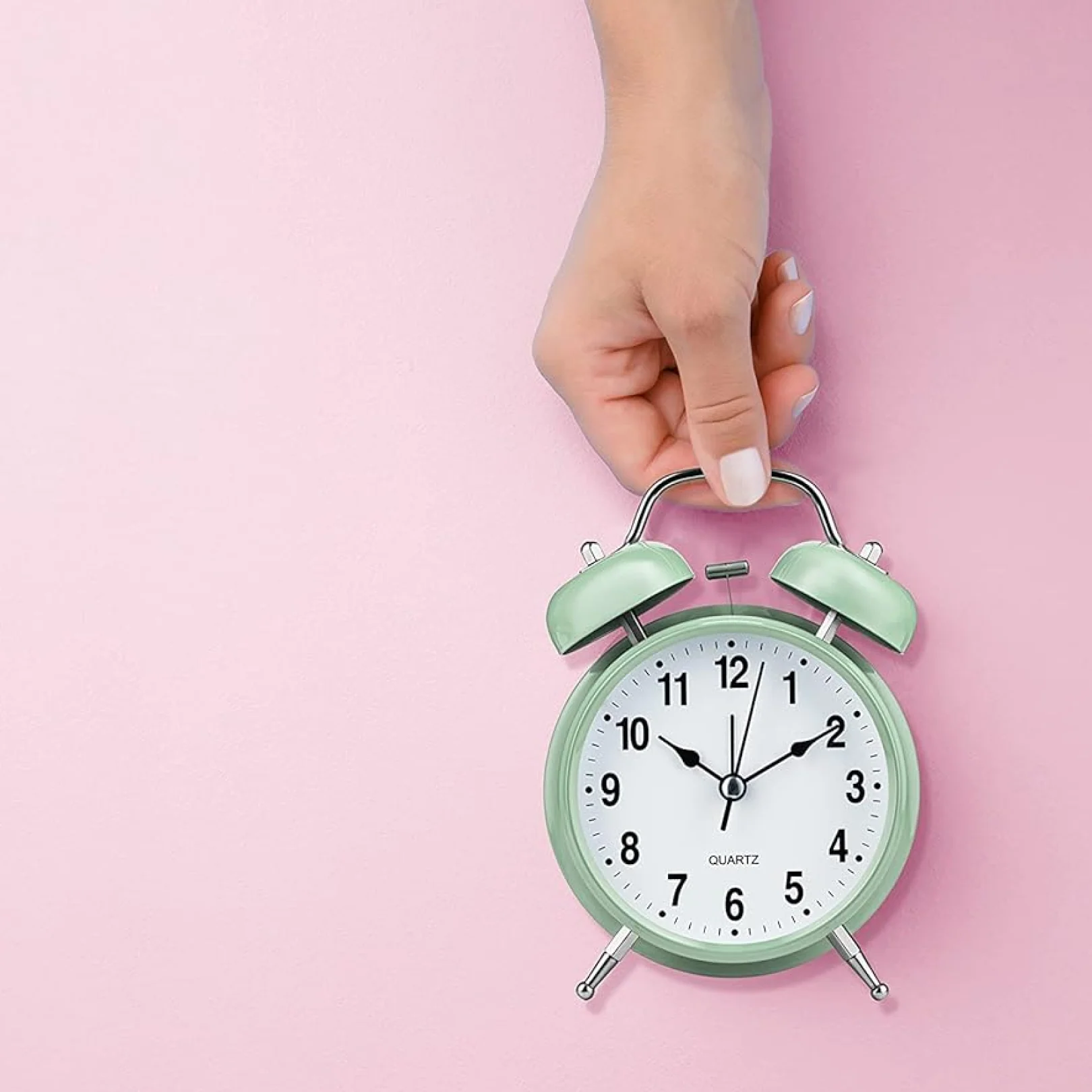 Small Twin-Bell Analog Alarm Clock - (1 Pc) - Image 10