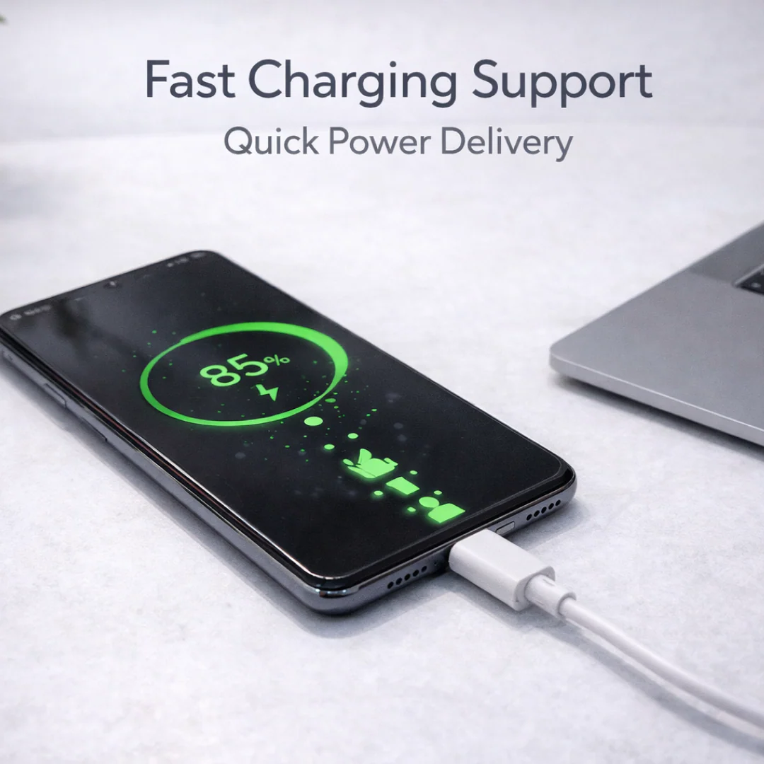Type C data cable Fast Charging Cable (1 Mtr. / 1 Pc) - Image 2