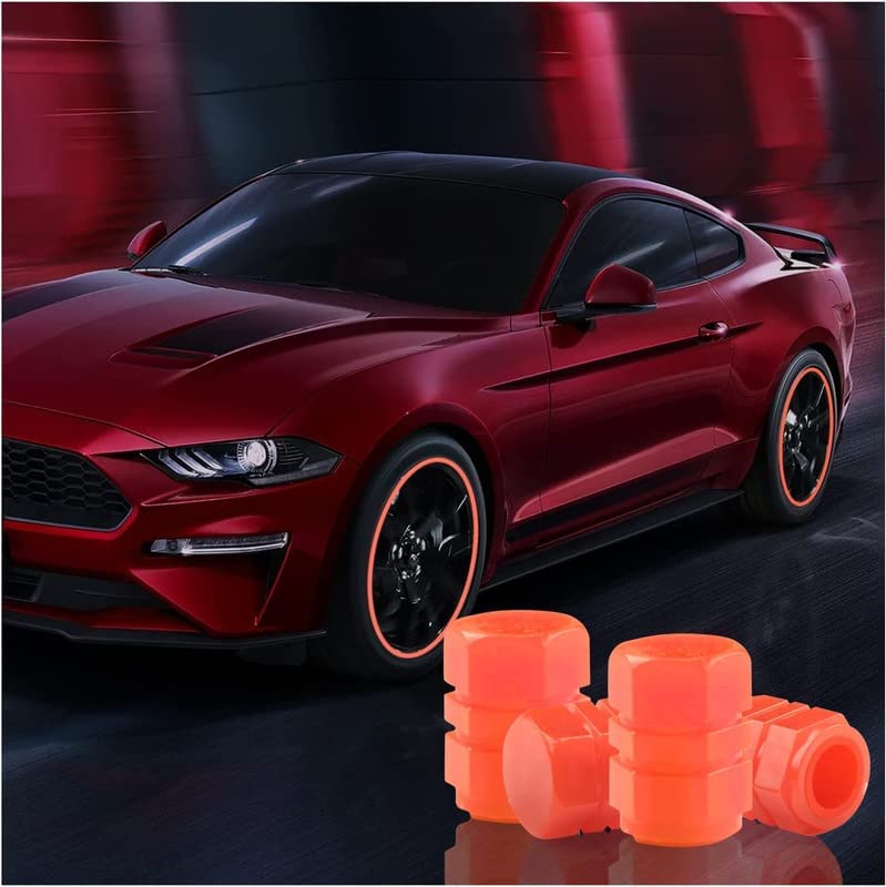 Luminous Tyre Valve Caps – Glow-in-the-Dark Air Stem Covers (4 Pcs / Mix Colour) - Image 10