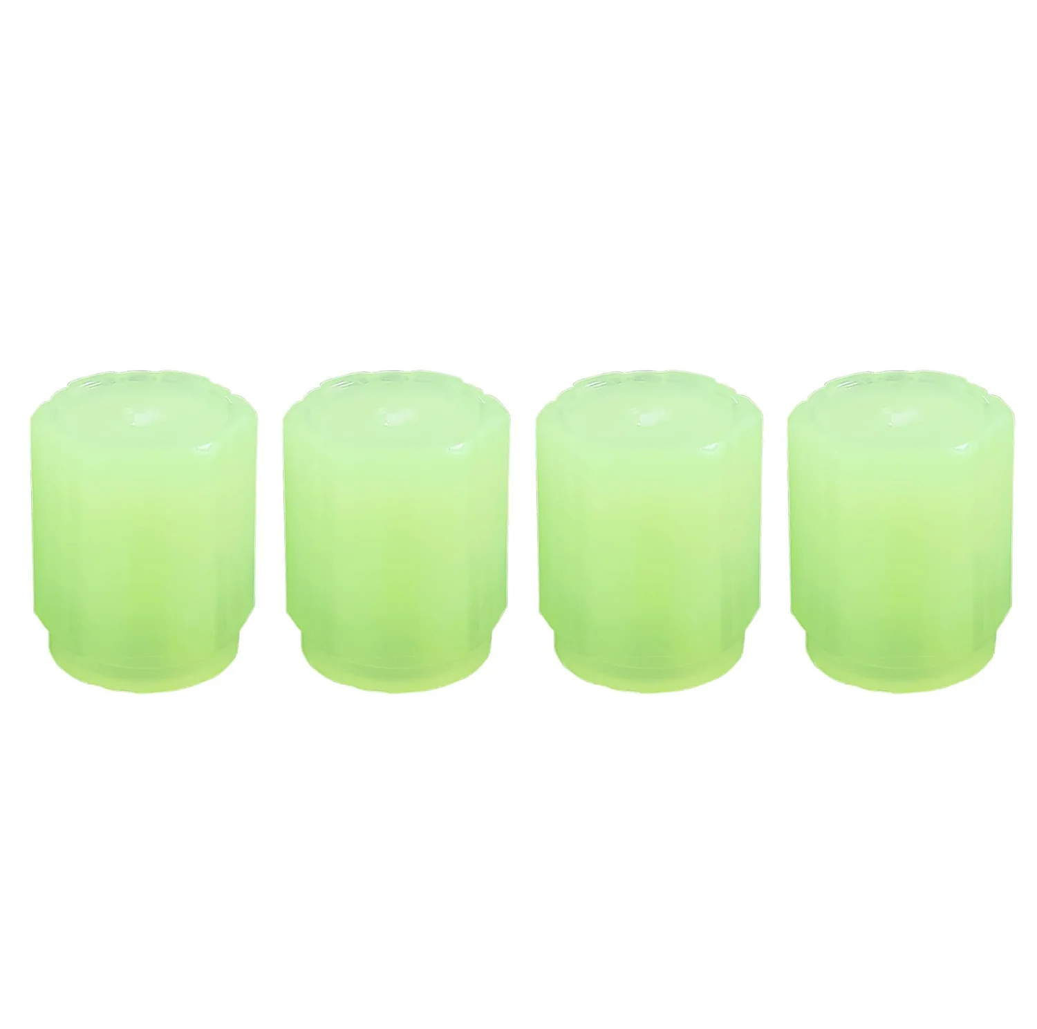 Tyre Valve Caps Luminous Glow Car Tire Valve Cap Covers vaal cap (4 Pcs Set) - Image 4