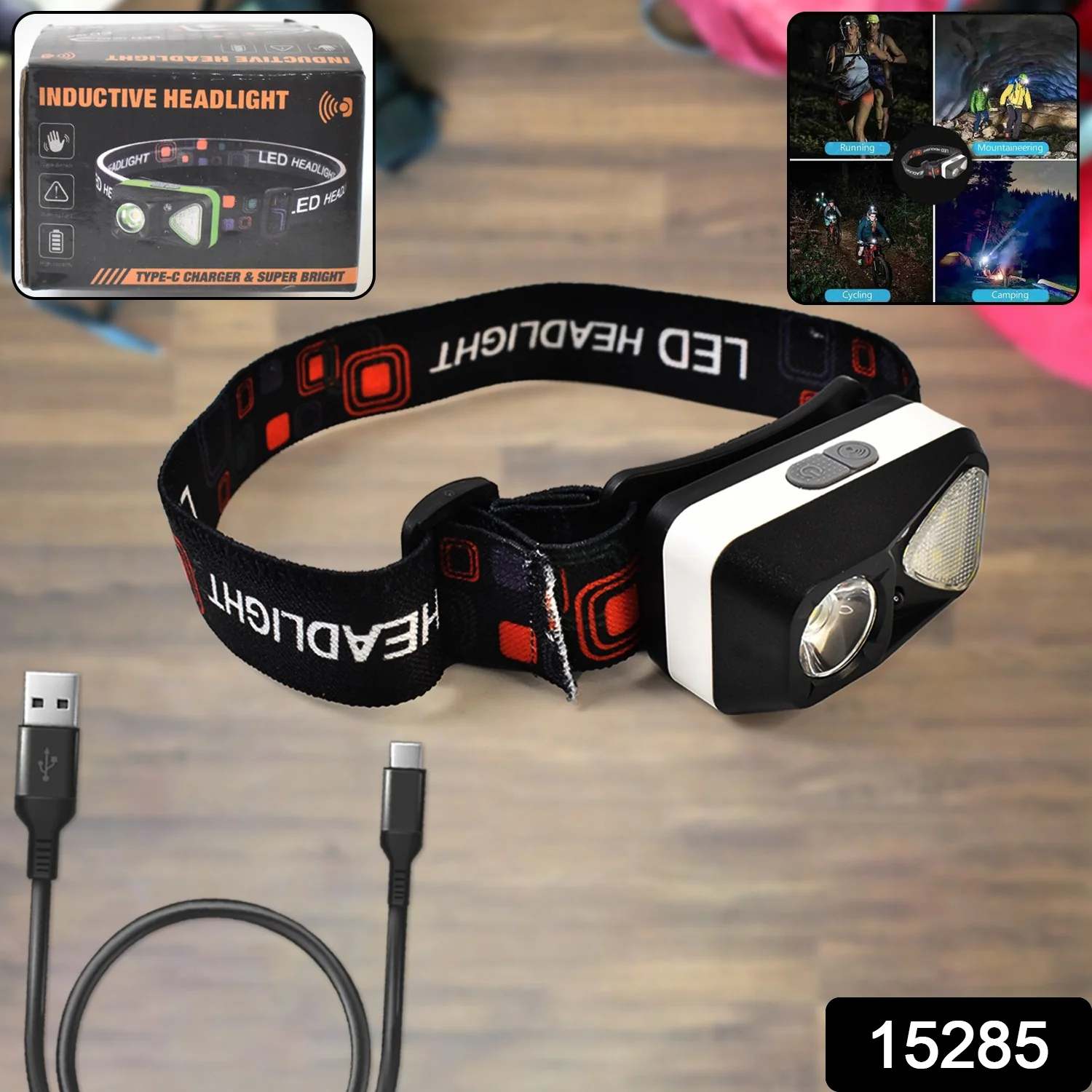 Ultra Bright Head-Mounted Flashlight - Image 2