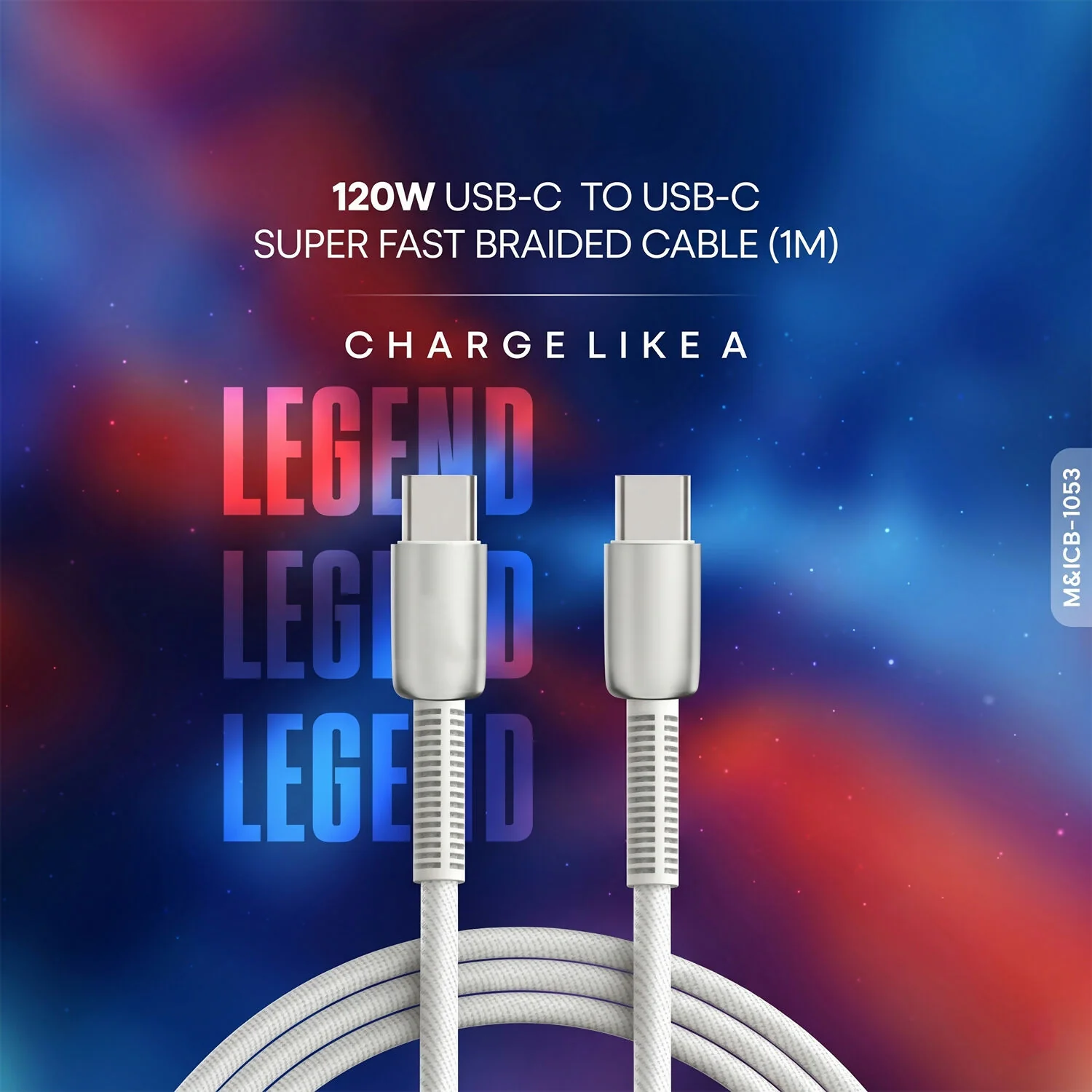 Ultra Fast 120W USB C to Type C Super Fast Charging Cable (1 Pc, 1 Mtr) - Image 3