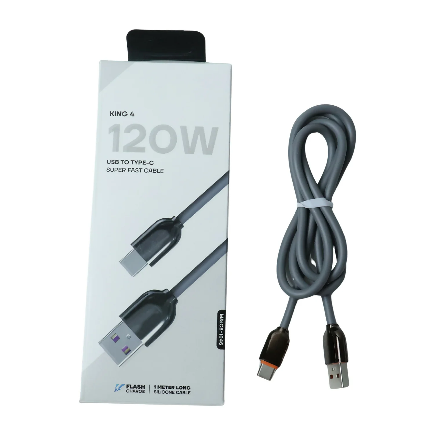 Ultra Fast 120W USB to Type C Charging Cable (1 Pc, 1 Mtr) - Image 5