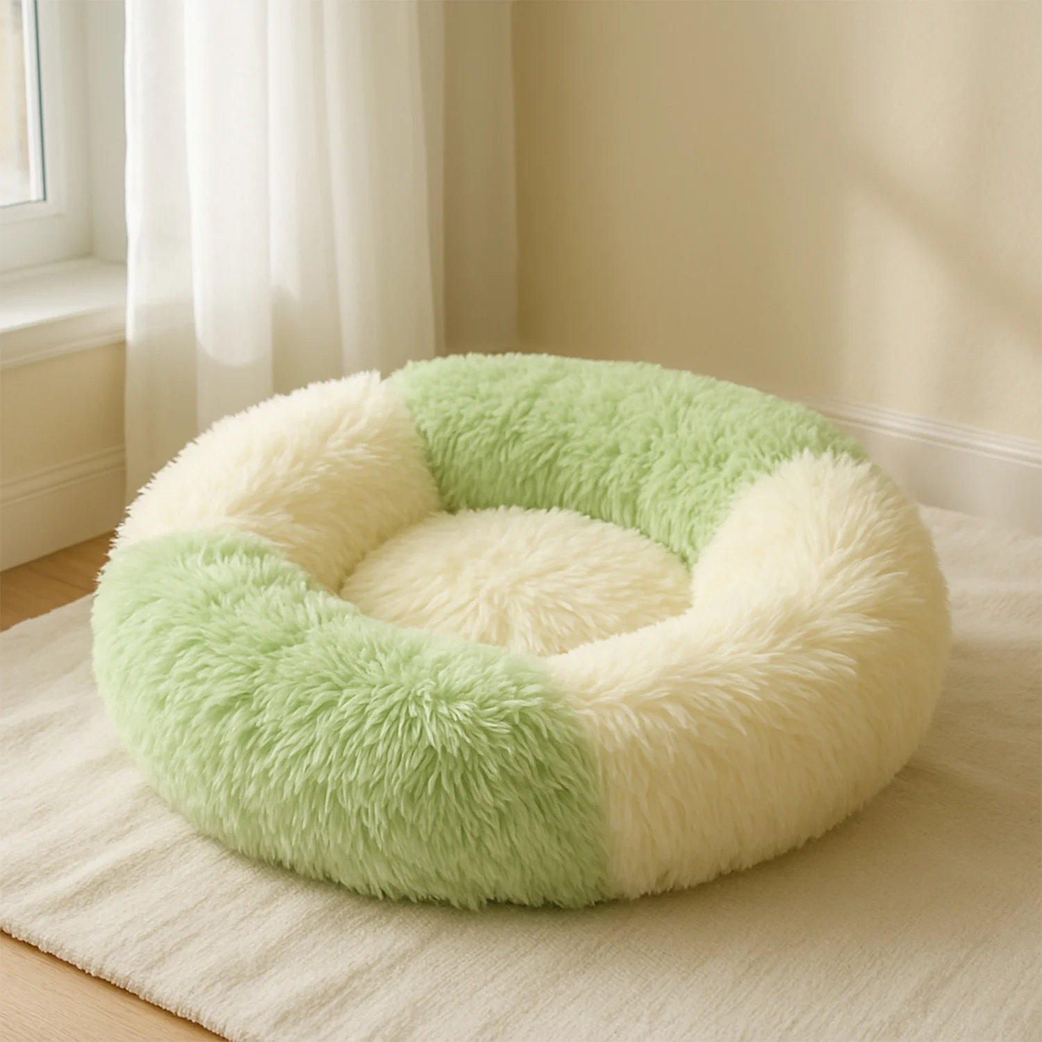 Ultra Soft Fluffy Pet Bed for Cats & Small Dogs – 1 Pc - Image 4