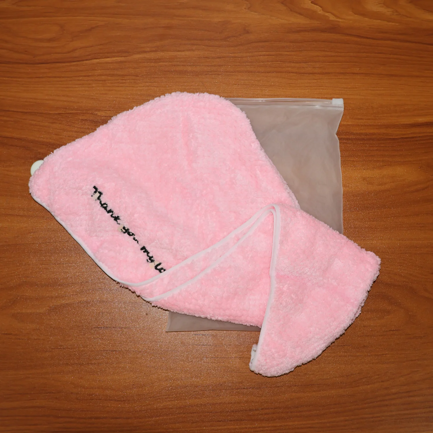Ultra Soft Microfiber Hair Drying Towel Wrap with Button Lock (1 Pc) - Image 7