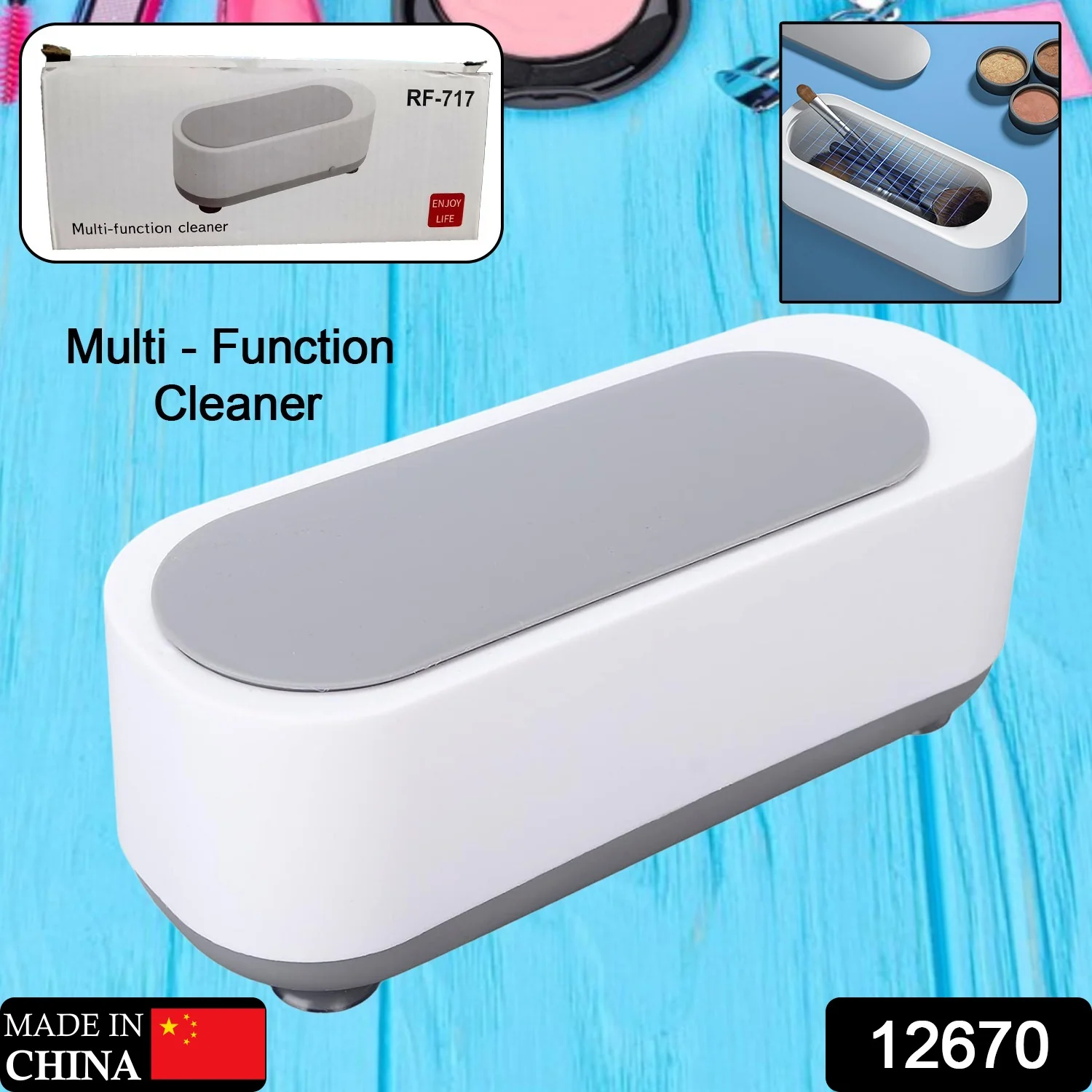 Ultrasonic Jewellery Cleaner Portable High-Frequency Cleaning Machine (Battery Not Included) - Image 2