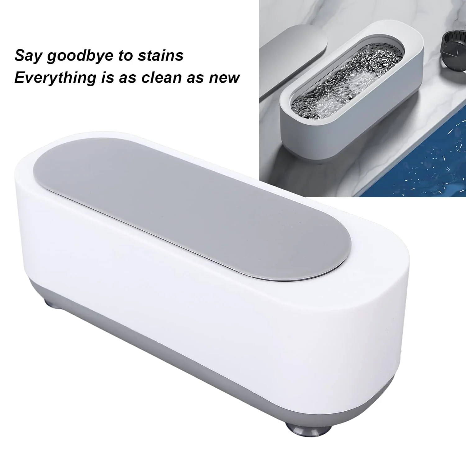 Ultrasonic Jewellery Cleaner Portable High-Frequency Cleaning Machine (Battery Not Included) - Image 5