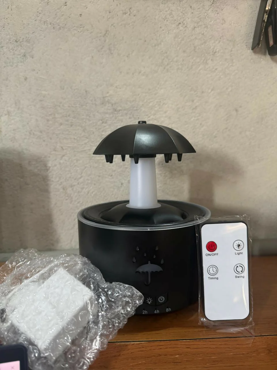 Umbrella Aroma Diffuser with Color Light & Rotating Mist for Home & Bedroom - Image 5