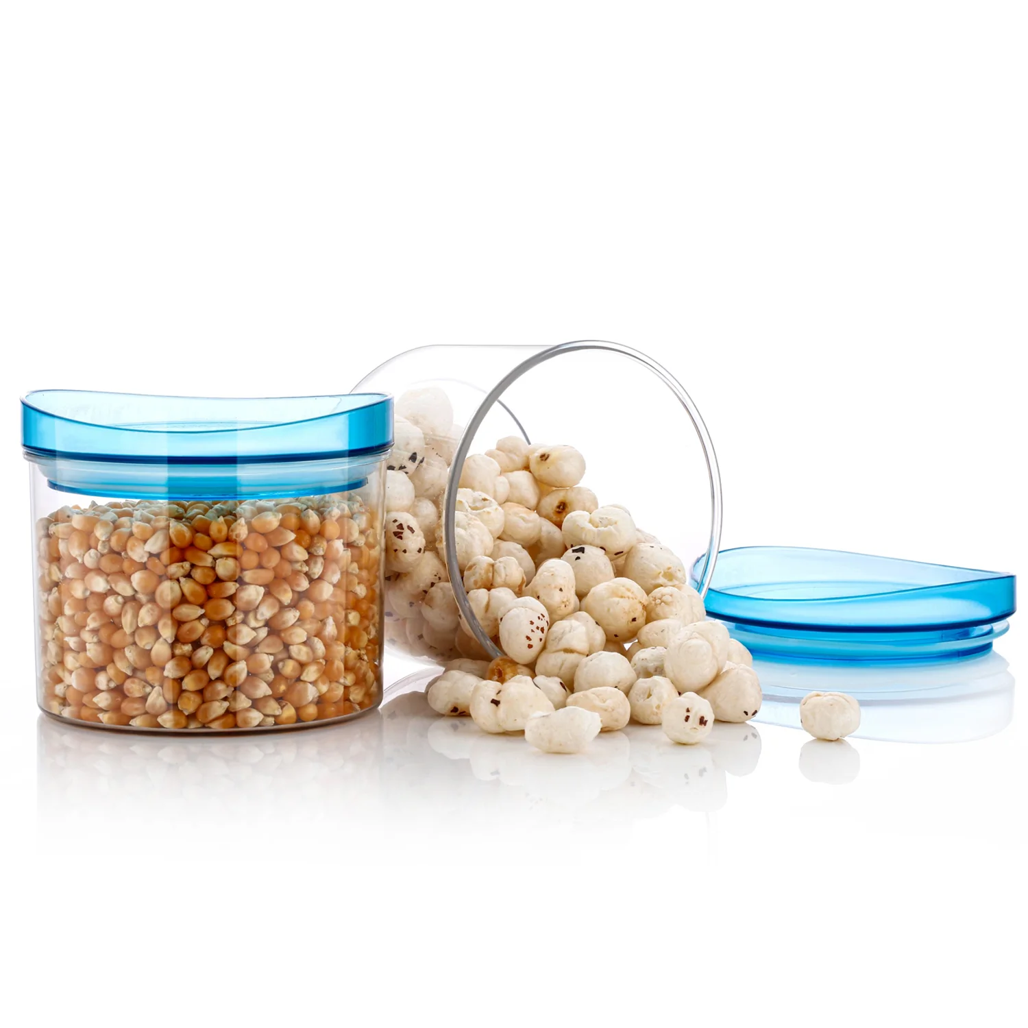 Air Tight & Unbreakable Kitchen Jar Set (2 Pcs Set) - Image 4