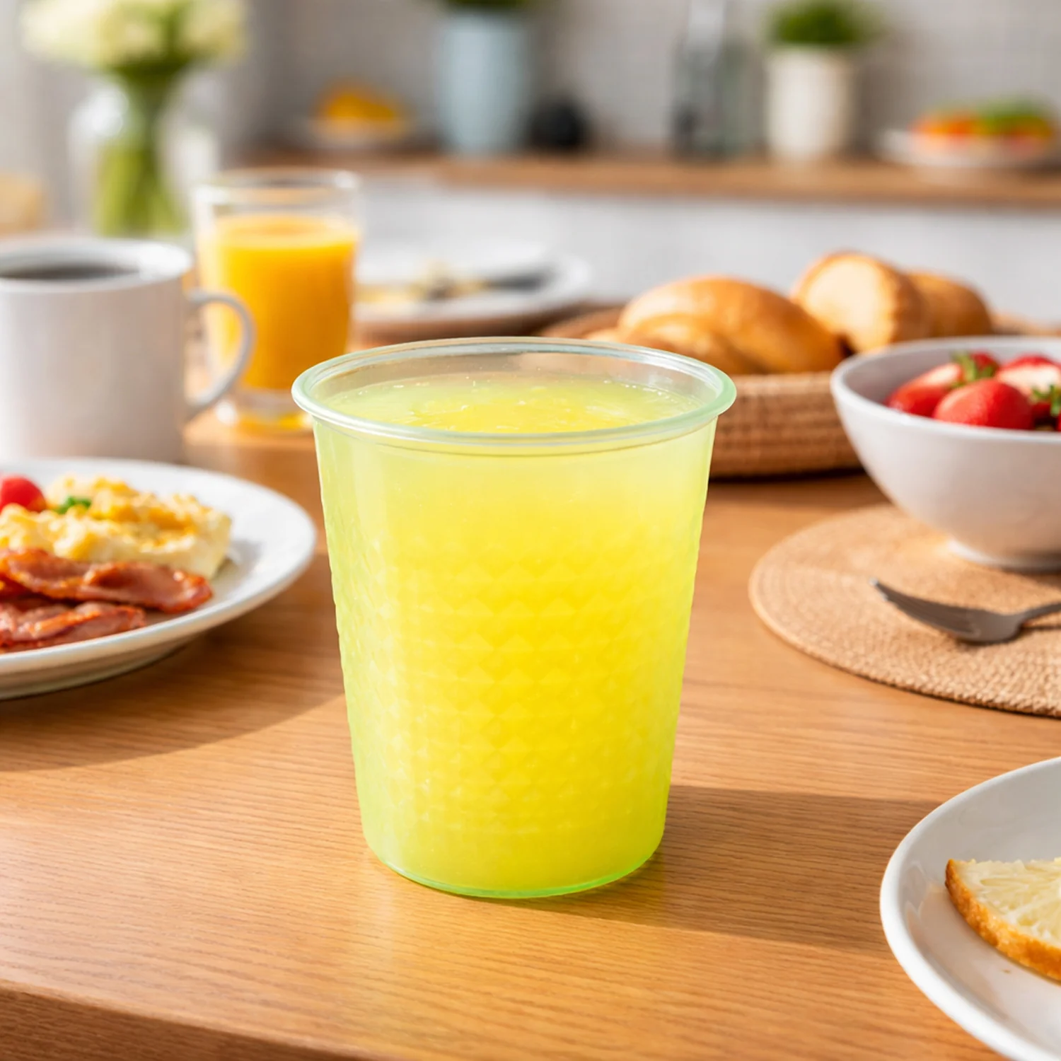 Unbreakable Plastic Drinking Glass Set of 6 (200 ML Each) - Image 5