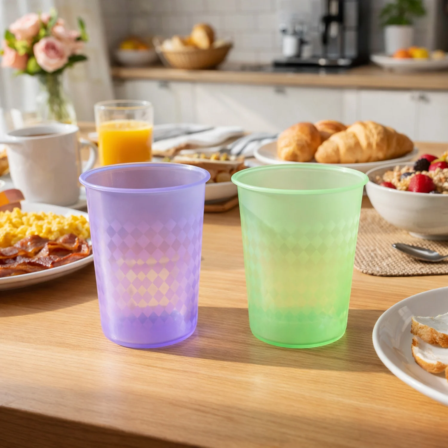 Unbreakable Plastic Drinking Glass Set of 6 (200 ML Each) - Image 6