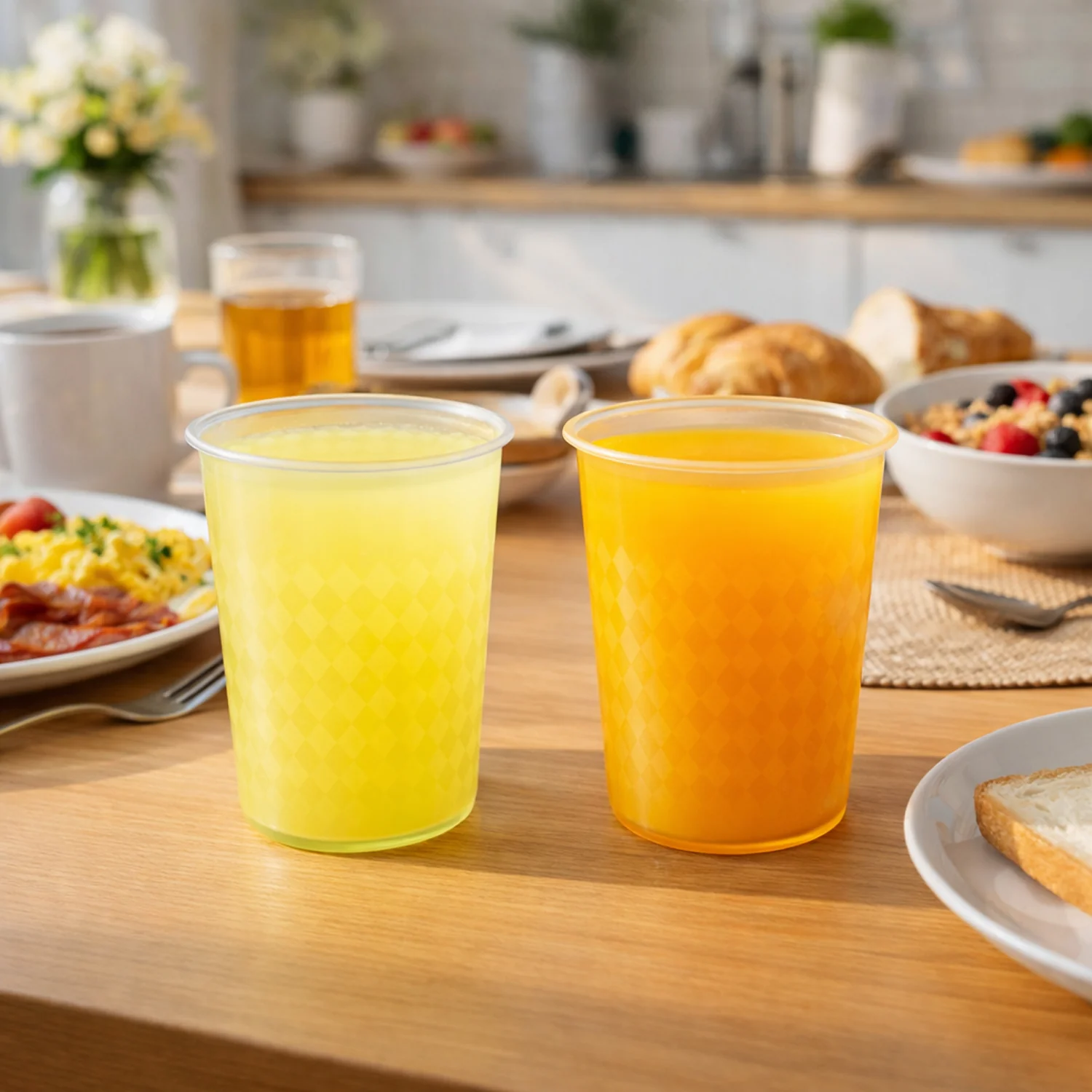 Unbreakable Plastic Drinking Glass Set of 6 (200 ML Each) - Image 8