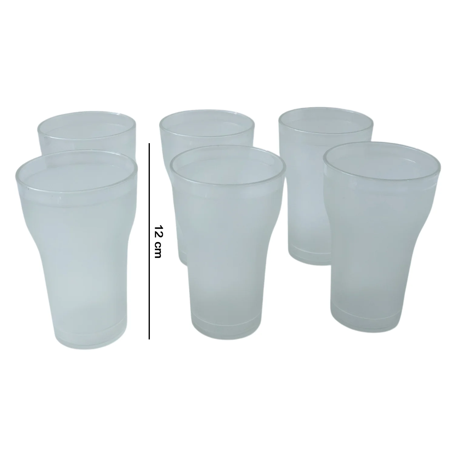 Prexo Unbreakable Plastic Drinking Water Glass (6 Pc Set, 300 ML Approx) - Image 6