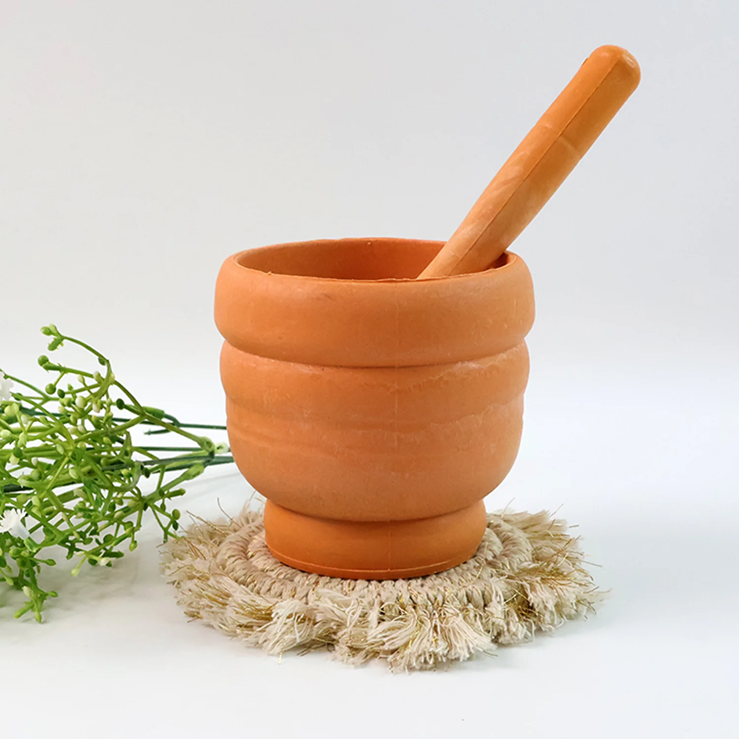 Unbreakable Plastic Mortar & Pestle - (Set) - Image 4