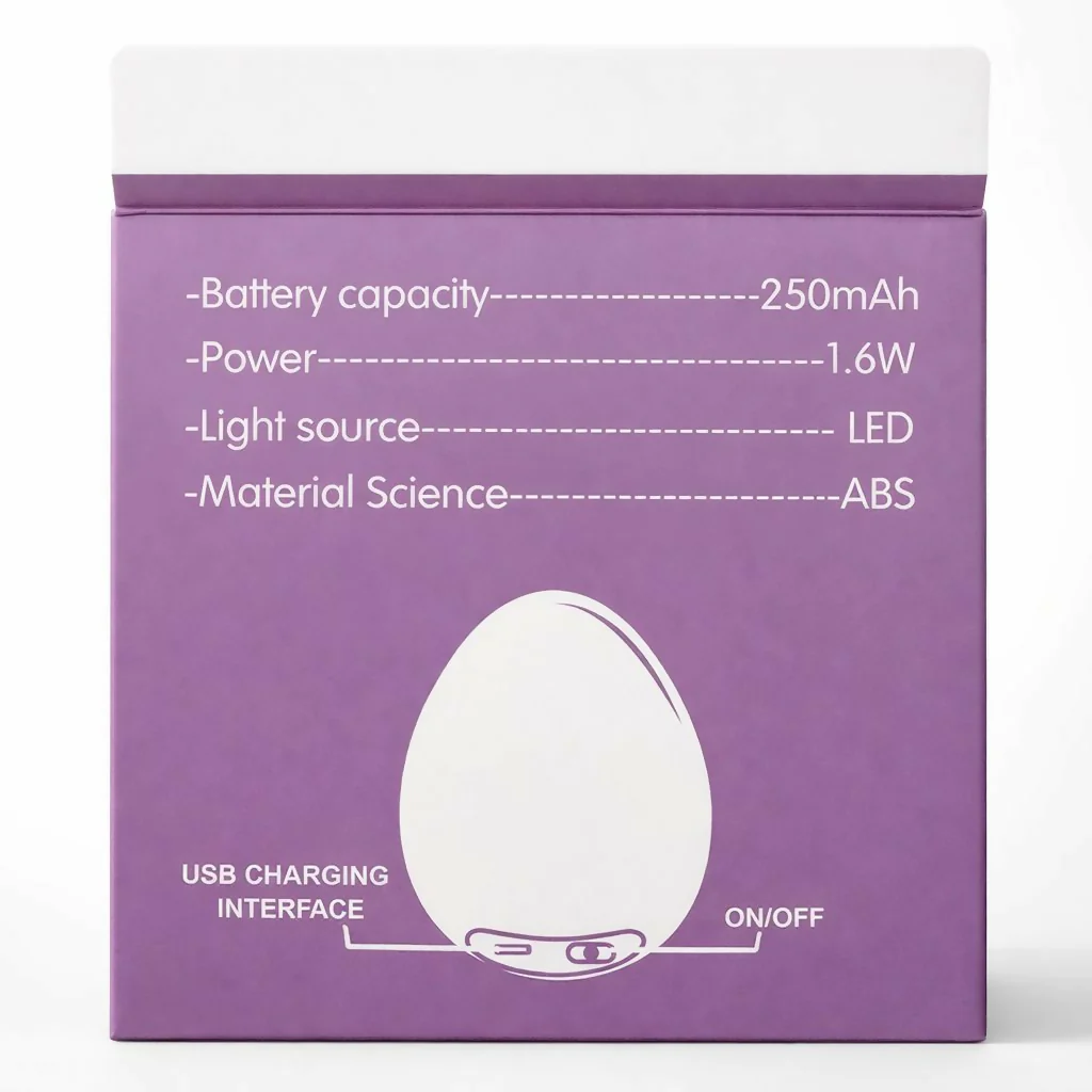 Unicorn Egg Kids Desk Lamp with LED Night Light & Flexible Neck - Image 5