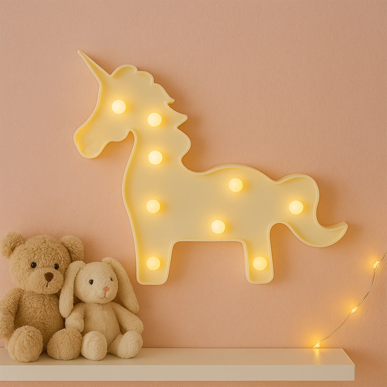 Unicorn Shaped LED Decorative Night Light (1 Pc) - Image 4