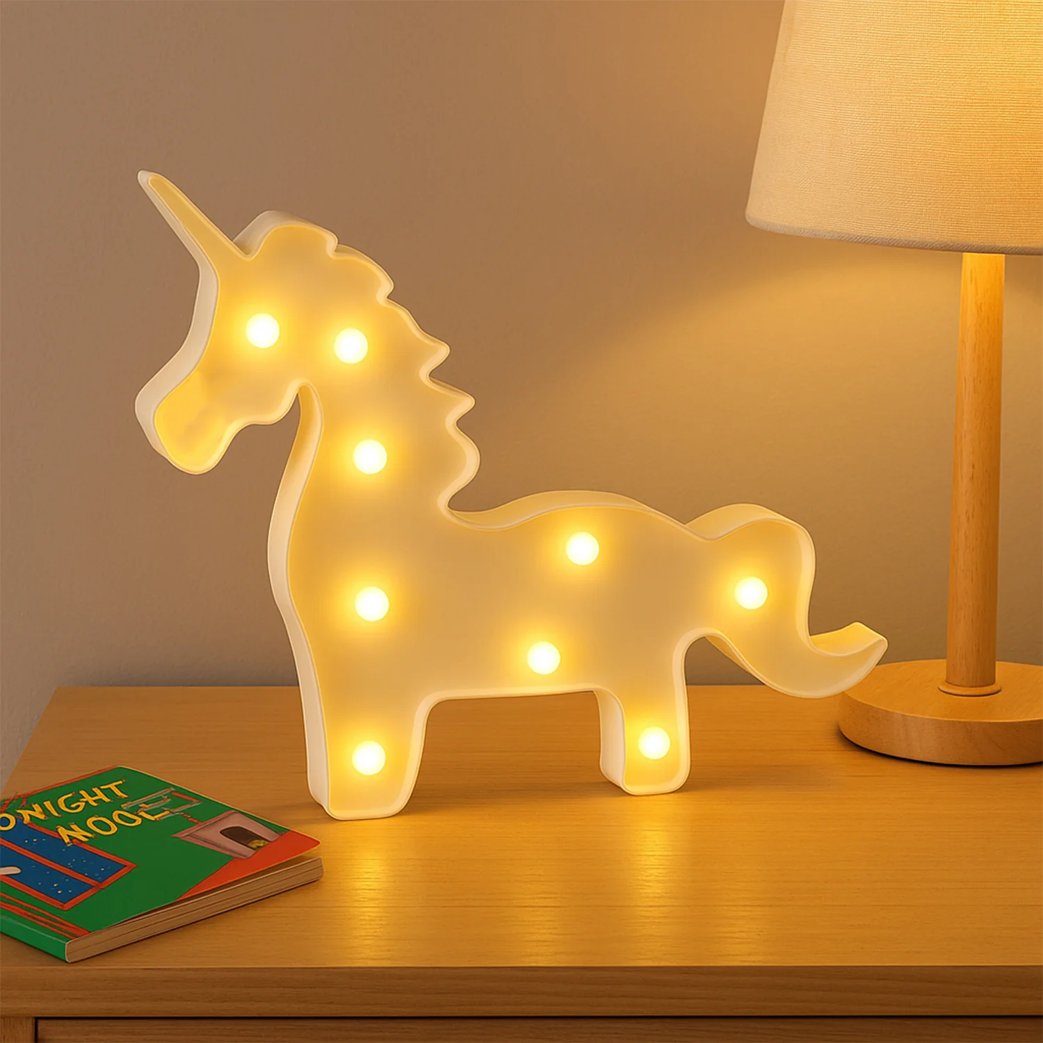 Unicorn Shaped LED Decorative Night Light (1 Pc) - Image 7