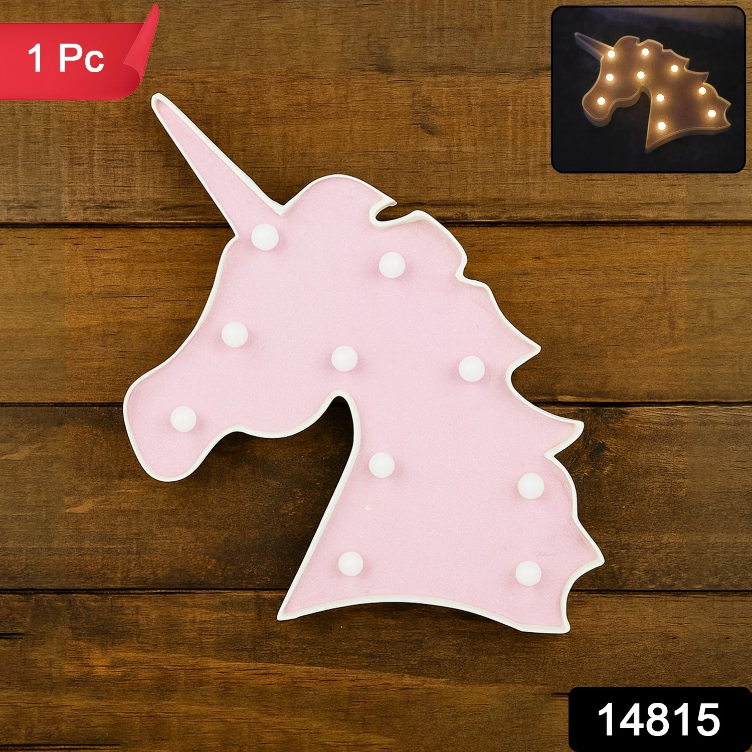 Unicorn Shaped LED Decorative Night Light (1 Pc) - Image 2