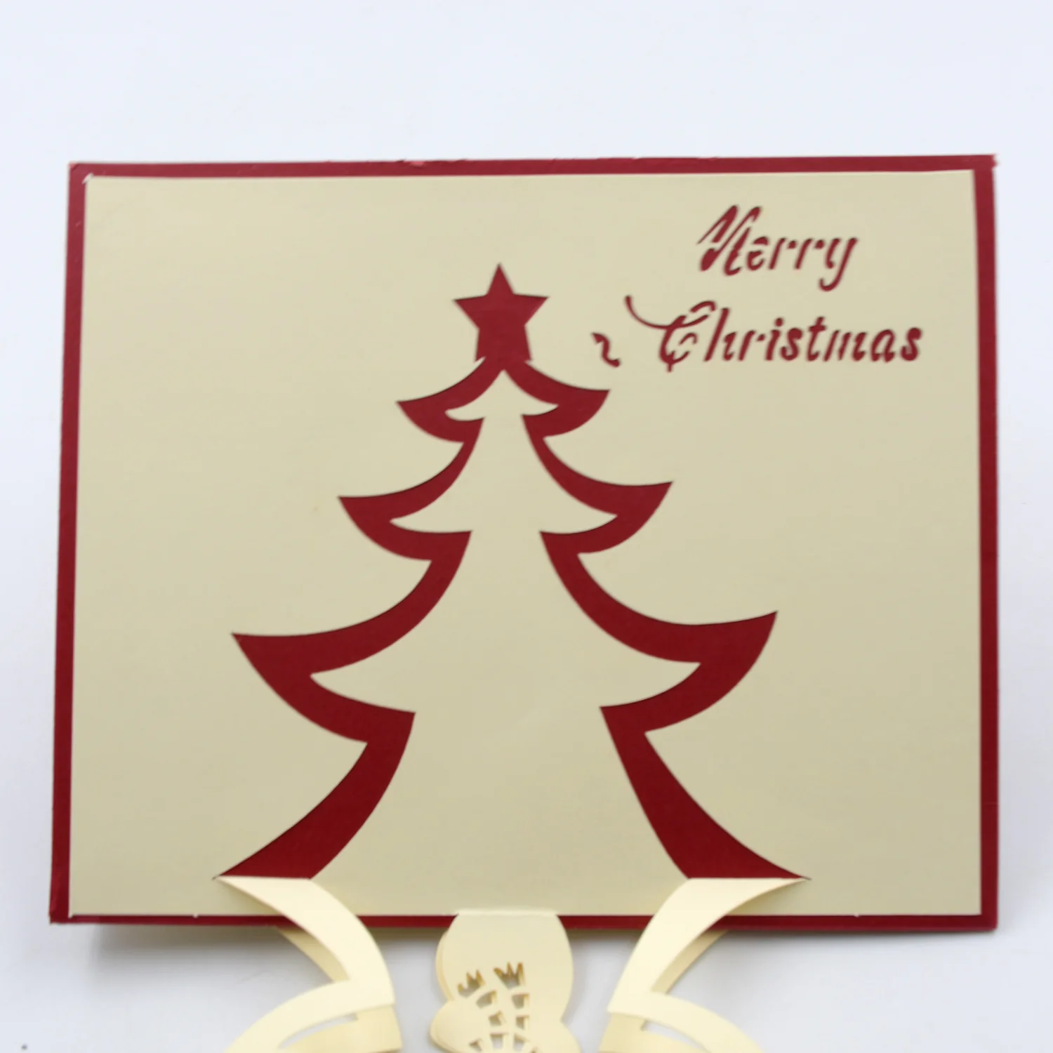 Unique 3D -Up Wishing Card (Christmas): 1 Pc - Image 5