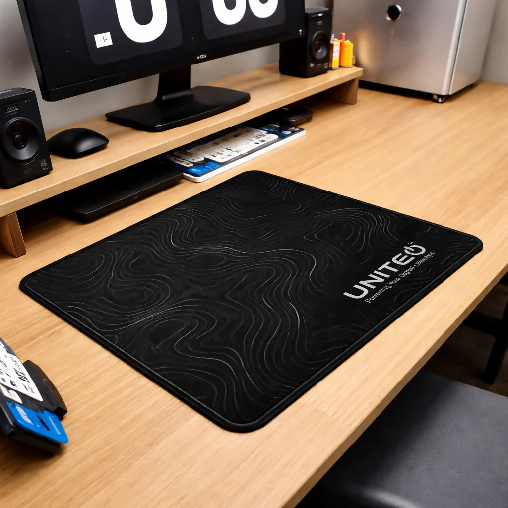 Uniteq GlidePro M1 Mouse Pad Anti-Slip Rubber Base Smooth Surface (M) - Image 3