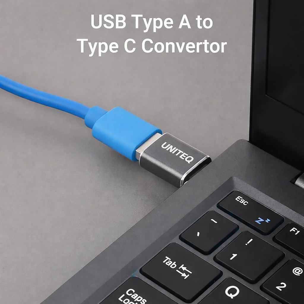 Uniteq Synclink USB-C OTG Adapter USB A Female to Type C Fast Sync - Image 3