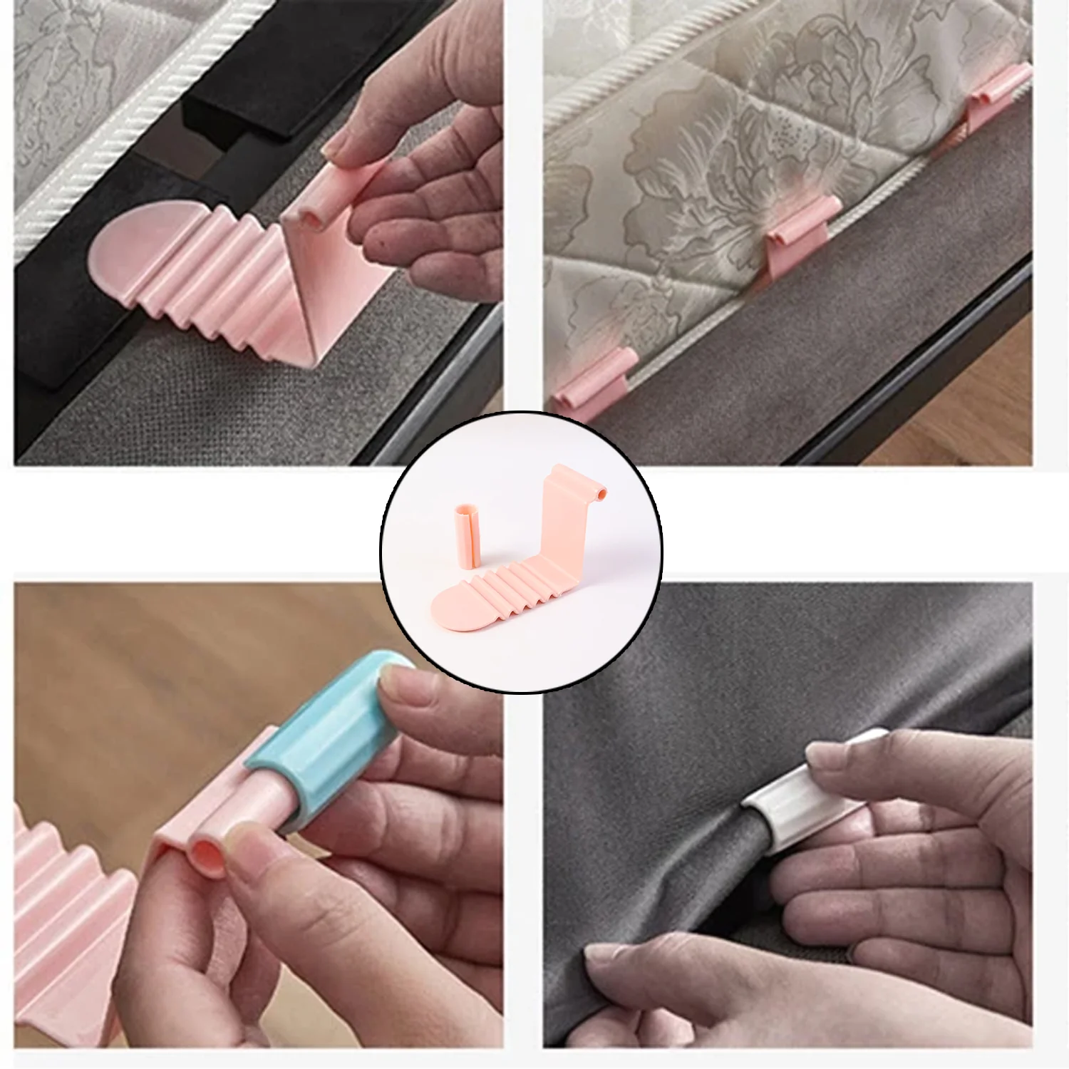 Universal Bed Sheet Holder Clip Set (Pack of 6) - Image 6