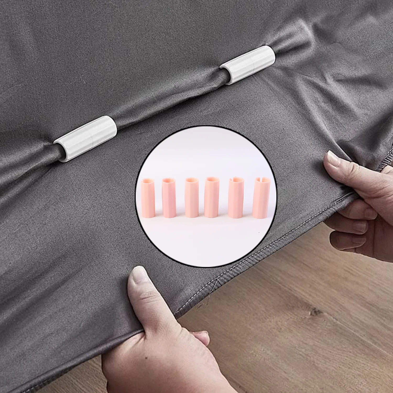 Universal Bed Sheet Holder Clip Set (Pack of 6) - Image 8
