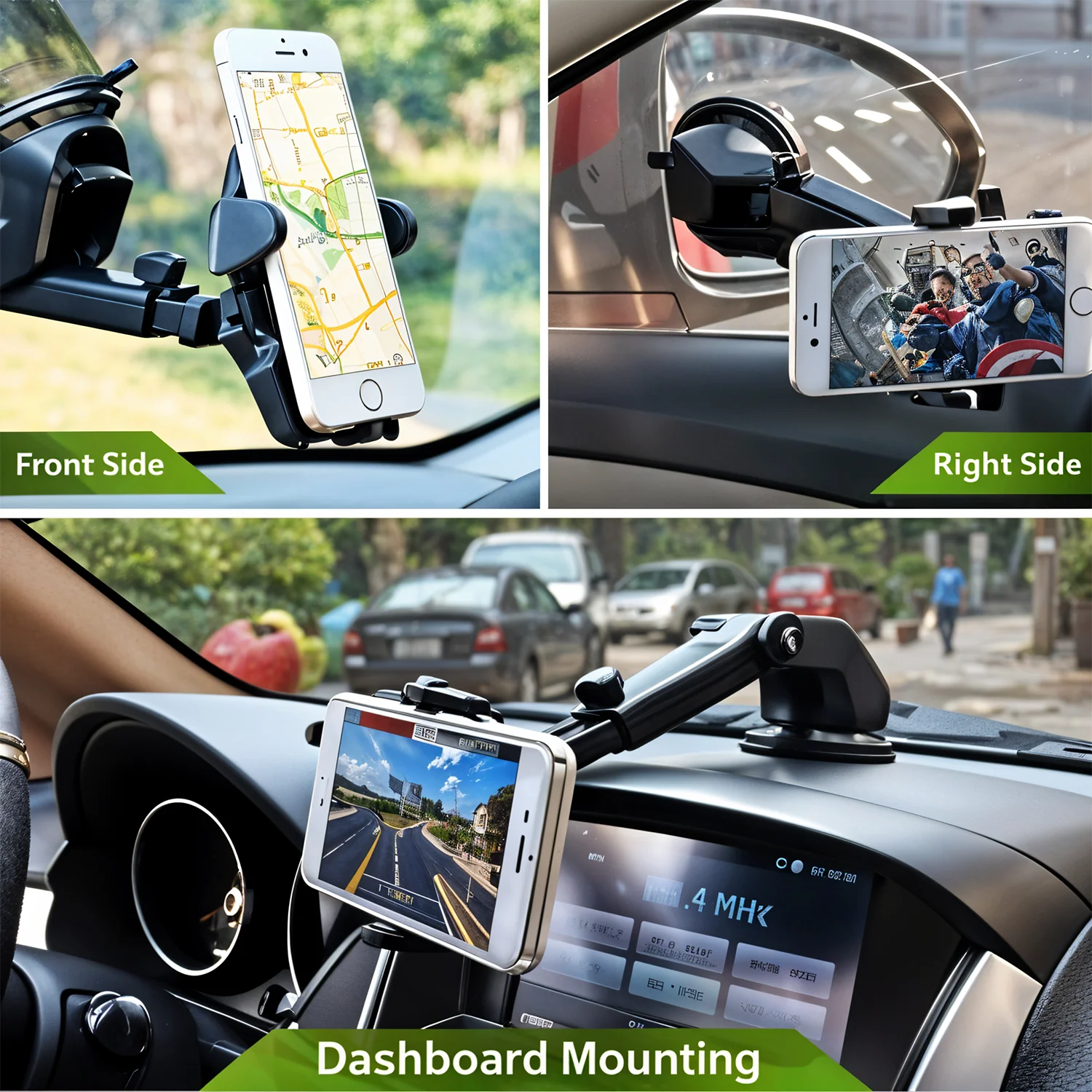 Universal Car Mobile Phone Holder Universal Car Mobile Phone Holder (1 Pc) - Image 6