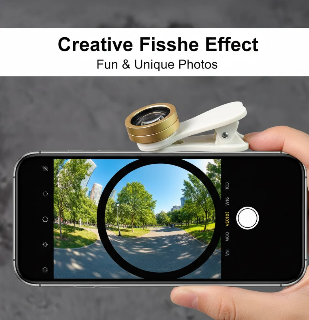 Universal Clip-On Mobile Camera Lens Kit (1 Set) - Image 8