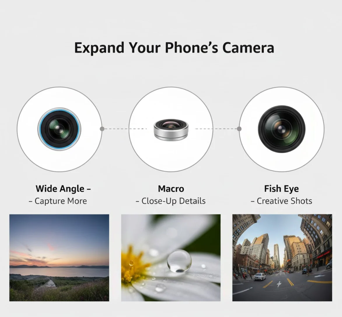 Universal Clip-On Selfie Camera Lens (1 Set) - Image 7