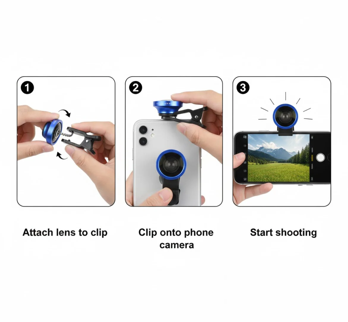 Universal Clip-On Selfie Camera Lens (1 Set) - Image 9