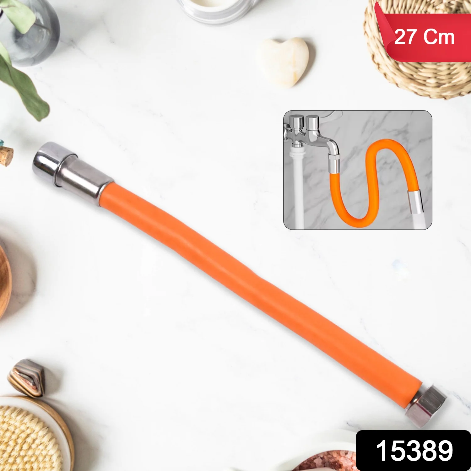Flexible Faucet Extender Sprayer (27 Cm / Mix Design / 1 Pc) - Image 2