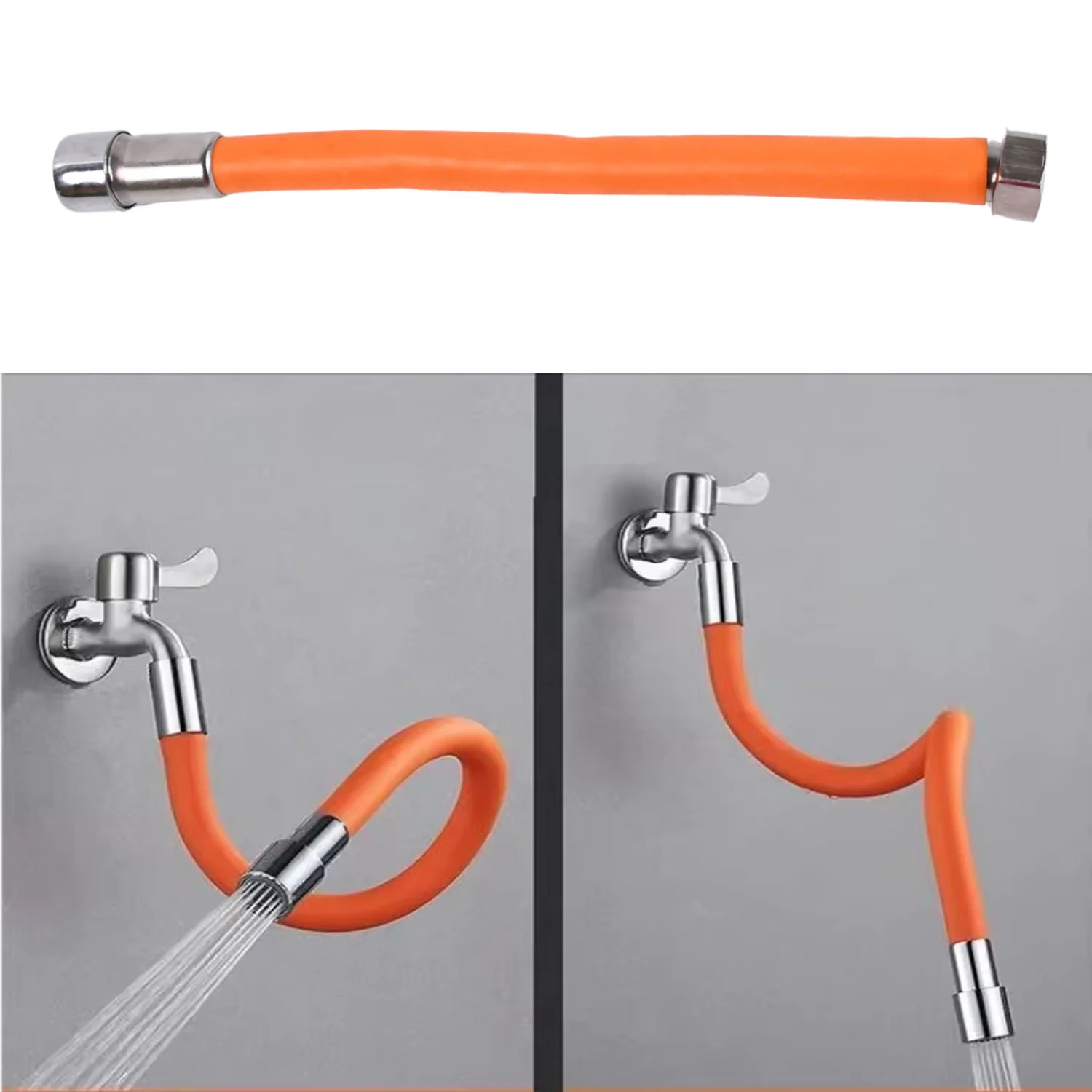 Flexible Faucet Extender Sprayer (27 Cm / Mix Design / 1 Pc) - Image 6