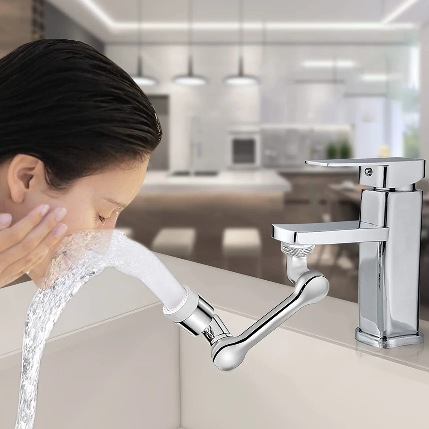 Universal Faucet Extension Splash-Proof Nozzle (1 Pc) - Image 6