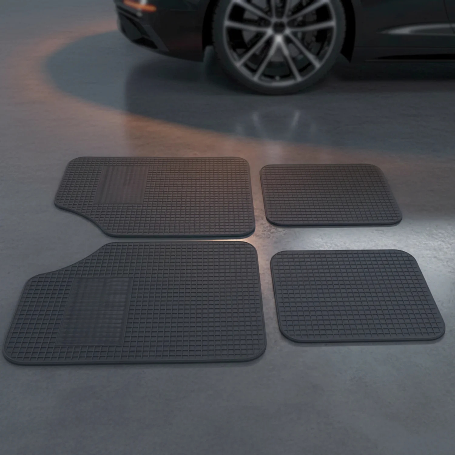 Universal Heavy Duty Car Floor Mat Set (4 Pc Set) - Image 6