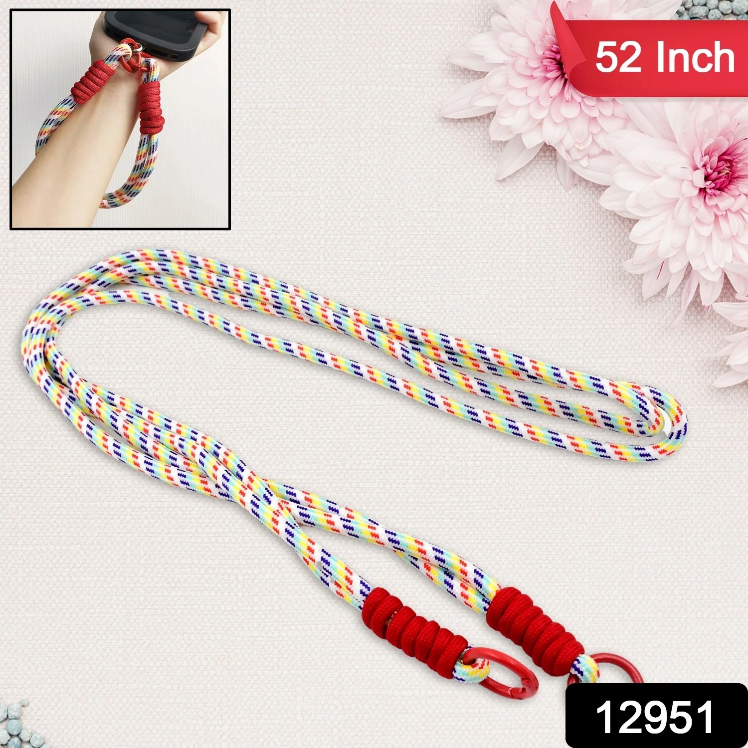 Universal lanyard for phone (1 pc / 52 Inch / Multicolor) - Image 2