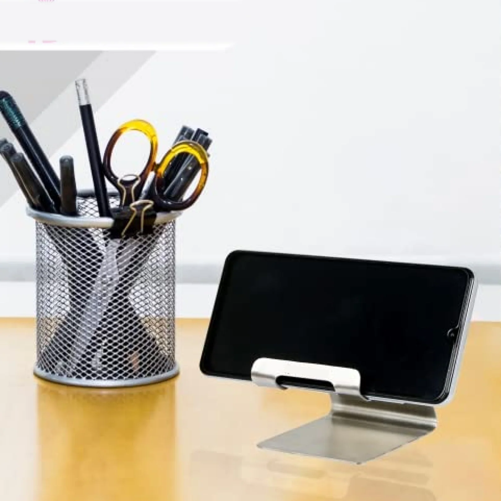 Stainless Steel Universal Mobile & Tablet Stand Holder - (1 Pc) - Image 4
